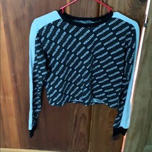 Hollister long sleeve crop shirt